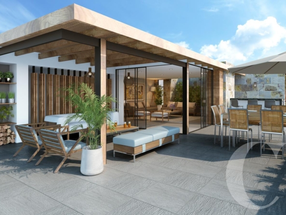 DUPLEX CON TERRAZA GRANDE, BBQ, Y VISTA A PARQUE