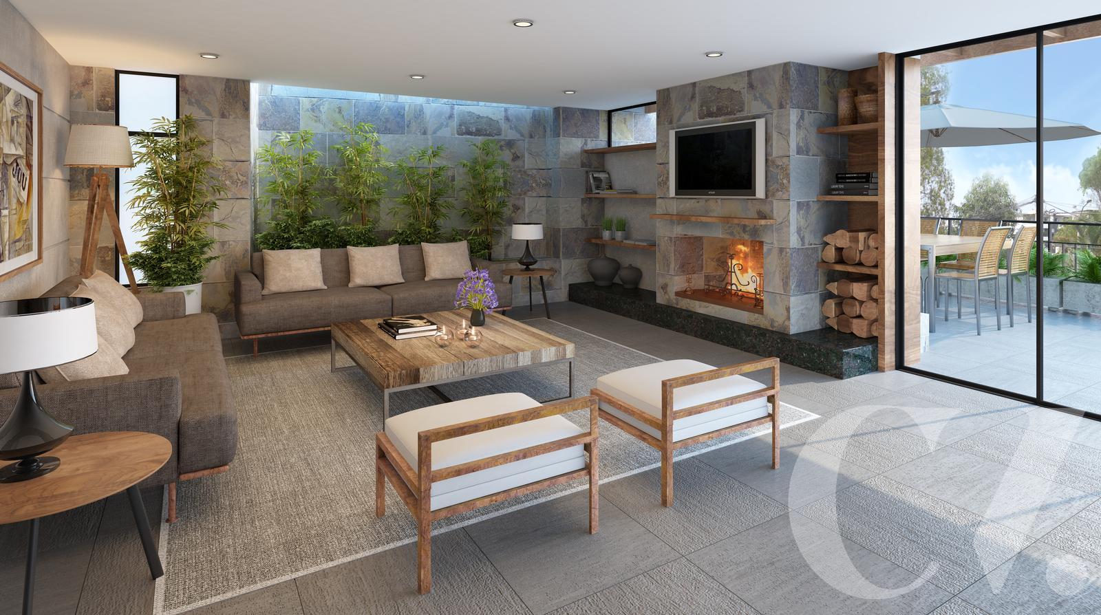 DUPLEX CON TERRAZA GRANDE, BBQ, Y VISTA A PARQUE